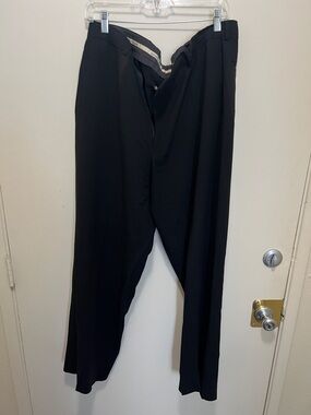 Emporio Armani Black Men's Dress Pants - Classic Formal Trousers